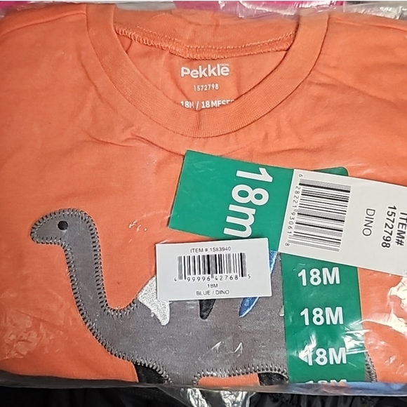 Pekkle Infant 4-piece Set, Dino - Picture 4 of 4